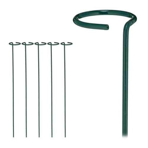6er Set Pflanzenstäbe aus Metall