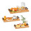 Tabletts aus Bambus - 3er-Set 1
