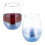 Weingläser ohne Stiel 2er-Set blau 1