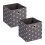 Graue Aufbewahrungsbox 2er Set 1