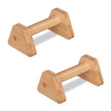 Bambus-Parallettes - 2er-Set