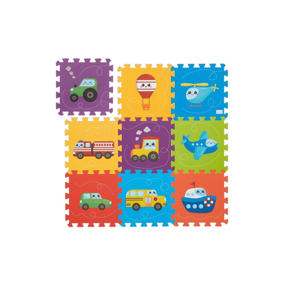 Puzzle Mat With Vehicles B2x