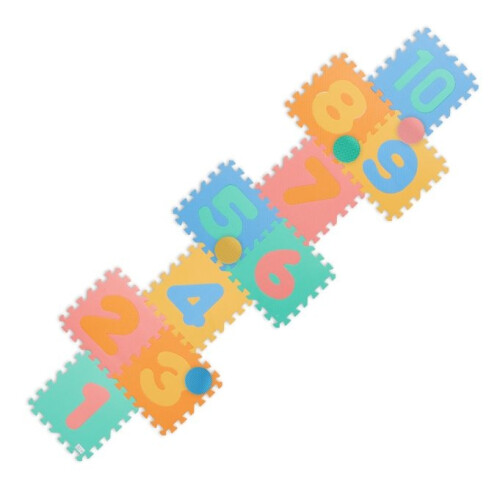 Puzzlematte mit Zahlen