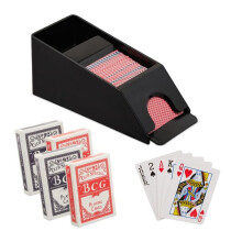 Kartenhalter mit 4 Kartendecks