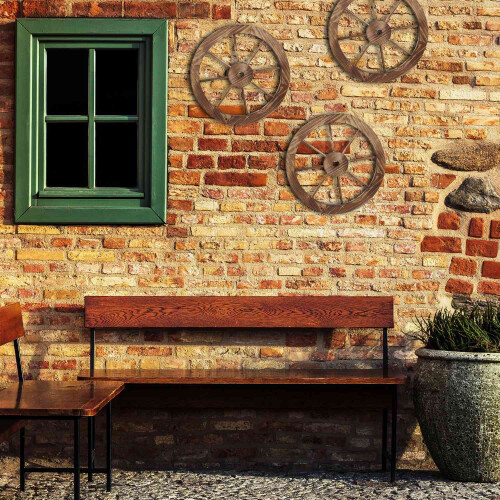Wagenräder aus Holz - 3er-Set 1