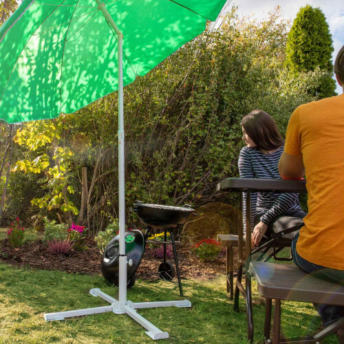 Sonnenschirm für Teller weiß 1