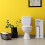 Schmaler Toilettenschrank mit 2 Ablagen 5
