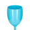 Set de 12 pahare de vin din plastic turcoaz 6