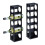 Schwarzes Weinregal 2er-Set 1