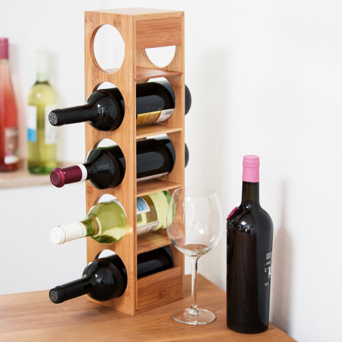 Bambus-Weinregal - 2er-Set 1