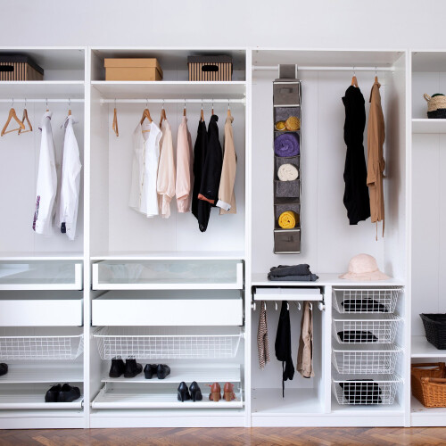 Hängeregal Kleiderschrank 7 Fächer 1
