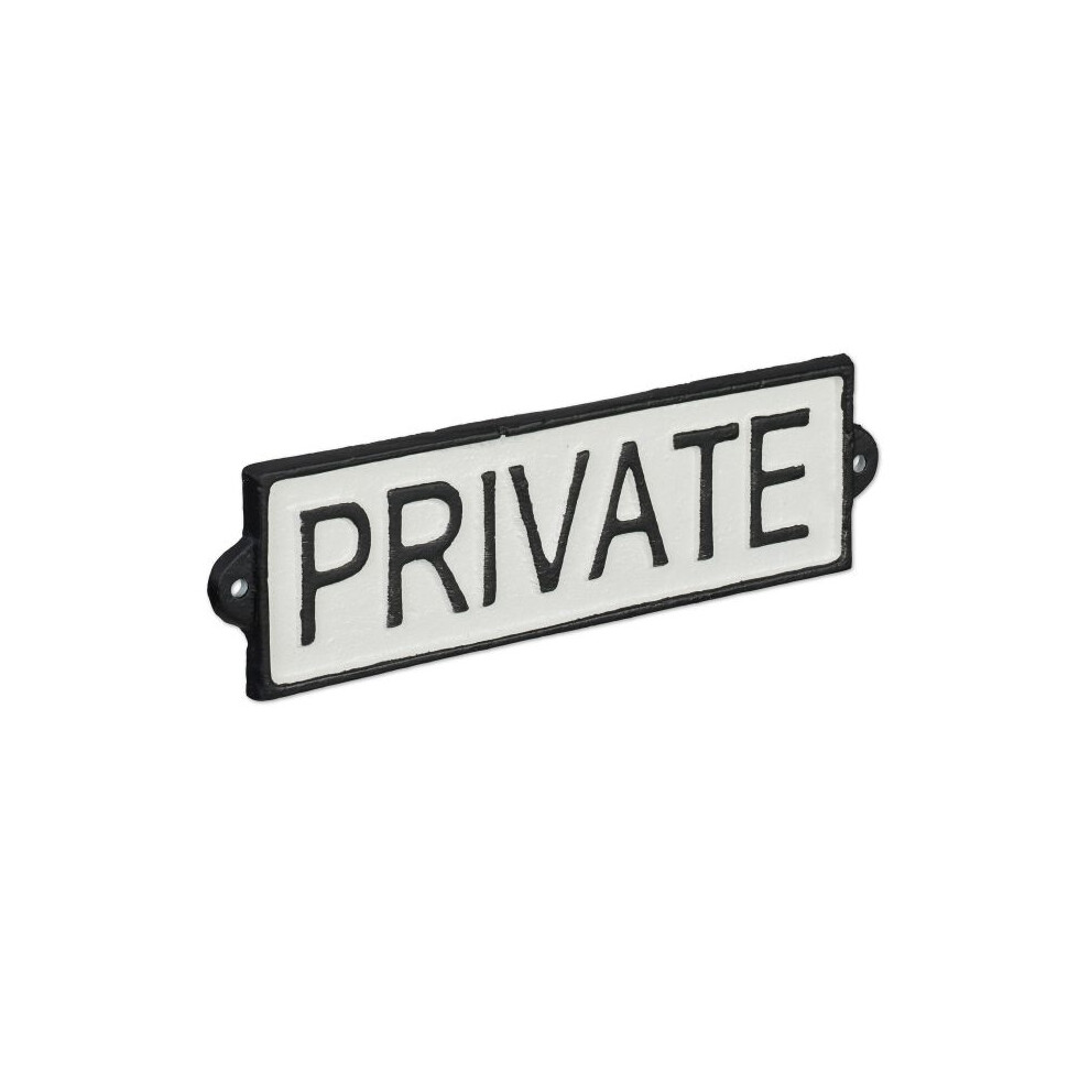 B2x Private Sign "Private"