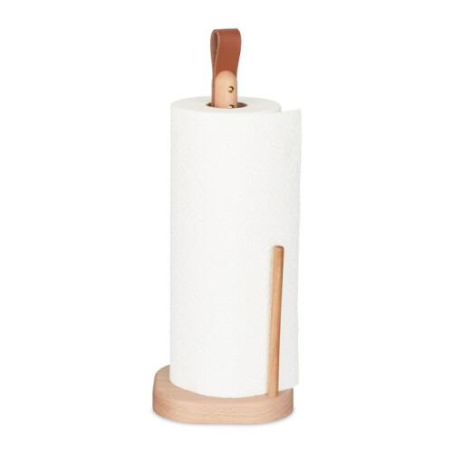 Quadratischer Küchenrollenhalter aus Holz
