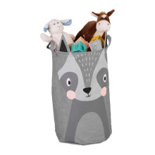 Aufbewahrungskorb für Kinder mit Waschbär-Motiv