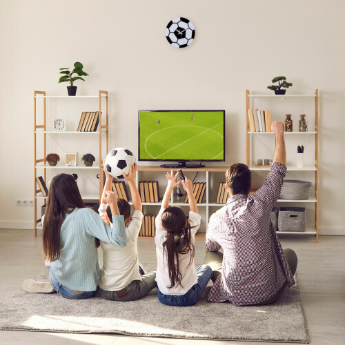 Wanduhr Fußball 2