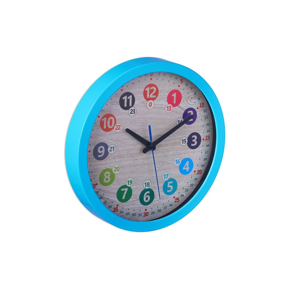 B2x Blue Wall Clock For Children