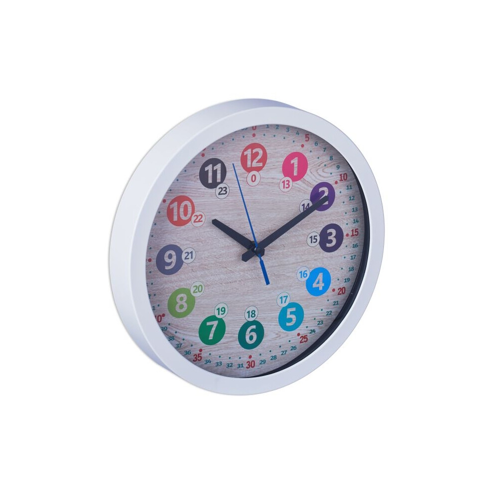 B2x White Wall Clock For Children