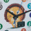 Wanduhr für Kinder "Löwe 6