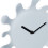Weiße Wanduhr Color Blob 6