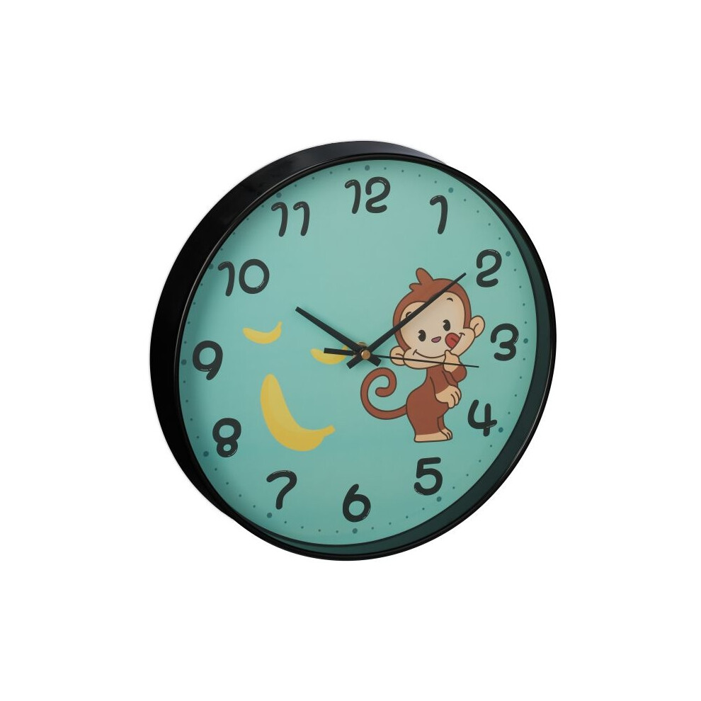 B2x Wall Clock Monkey For Children