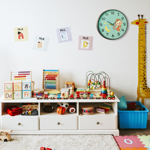 Wanduhr Affe für Kinder 1