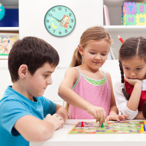 Wanduhr Affe für Kinder 2