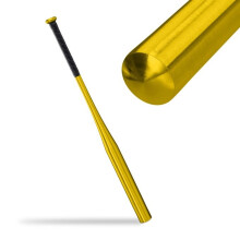 Baseballschläger aus goldenem Aluminium
