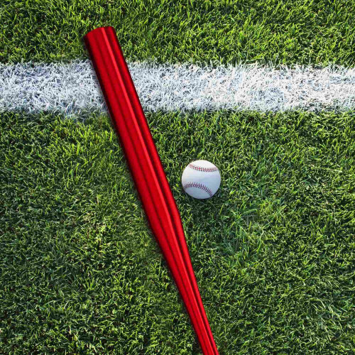 Aluminium-Baseballschläger, rot 1