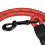 Correa acolchada para perro roja 150 cm 7