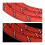 Correa acolchada para perro roja 150 cm 6