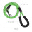 Correa acolchada para perro verde 150 cm 4