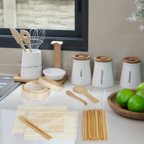 Sushi-Set aus Bambus 1