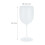Plastic wine glasses, set of 6 4