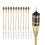 12er Set Gartenfackeln 90 cm 1
