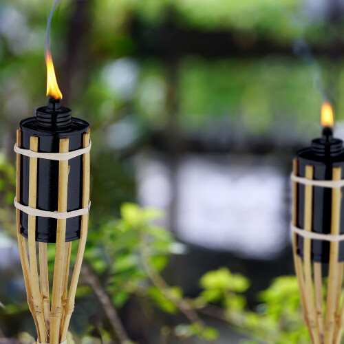 12er Set Gartenfackeln 90 cm 1