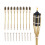 10er Set Gartenfackeln Bambus 80 cm 1
