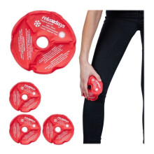 4er-Set Knieschoner in Rot