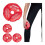 4er-Set Knieschoner in Rot 1