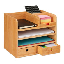 Organização de mesa com 2 gavetas