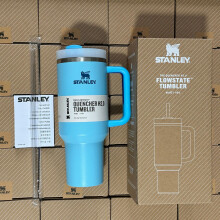 (Pool Blue) Stanley Quencher H2.0 FlowState Tumbler 40oz Cup 1.2L