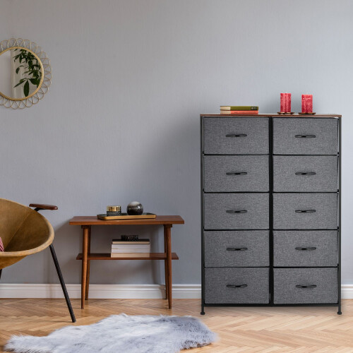 Kommode mit 10 Schubladen 1