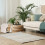 Beige kattegrav med kradseoverflade 2