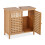 Waschbeckenschrank aus Bambus 6