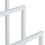 Weißer Handtuchhalter 3 Stangen 6
