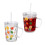 2er-Set Kindergläser mit Fruchtmotiven 1