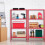 Rotes Schwerlastregal 2er Set 4 Ebenen 2