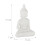 Weiße Buddha Figur 17 cm 4