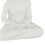 Weiße Buddha Figur 17 cm 7