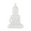 Weiße Buddha Figur 17 cm 1