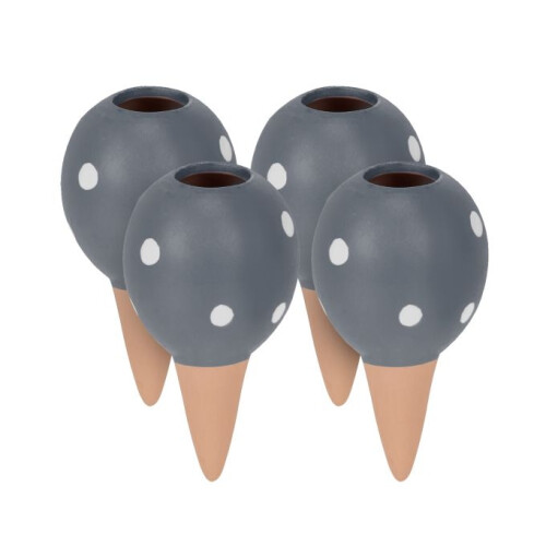 Grauer Tonkegel 4er Set